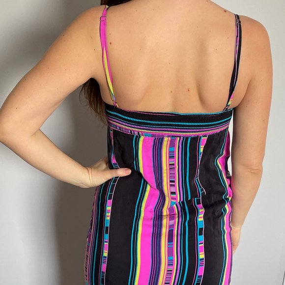 Alice & Trixie Colourful XS Striped Silk Maxi - Picture 2 of 5
